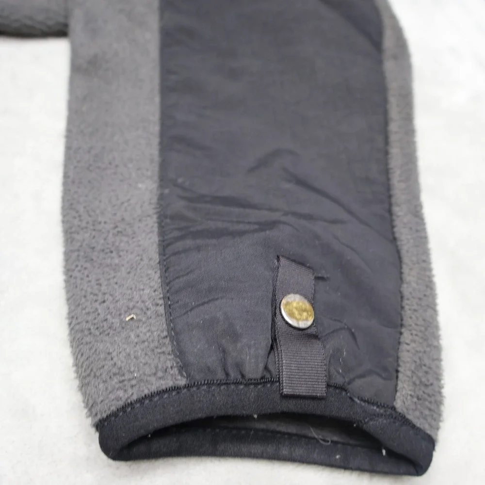 North Face Jacket Boys Large Black Denali Polartec Fleece Recycled Outdoor Fall‎